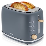 thumbnail of Briebe Nordic Torradeira Ranhura Larga 2 Fatias, 6 Níveis de tostagem, Grelha de Aquecimento, Descongelação, TA1166GRY, Cinza, 870W