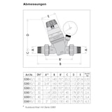 thumbnail of Caleffi Wasserdruckminderer DN 20 3/4 Zoll Druckreduzierer
