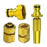 thumbnail of Gartenschlauch System Anschluss-Set 3/4 Zoll Messing Sprühdüse Grundausstattung
