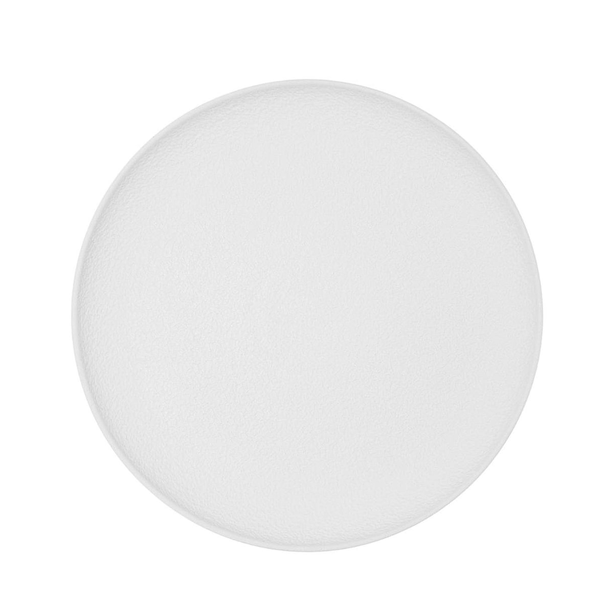 Bidasoa Fosil Plato Llano Porcelana Blanco 26,5x26,4x2,3cm