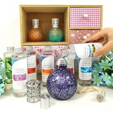 thumbnail of Lampe catalytique bleu-gris mat + Parfum Cotton Clean 500 ml - Élimine les mauvaises odeurs et les impuretés, parfume et améliore la qualité de l'air