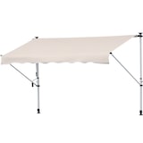 thumbnail of Toldo Manual Retráctil para Exterior 400x120x170-280 cm Toldo Enrollable Altura Ajustable con Manivela Protección Solar para Terraza Balcón Jardín