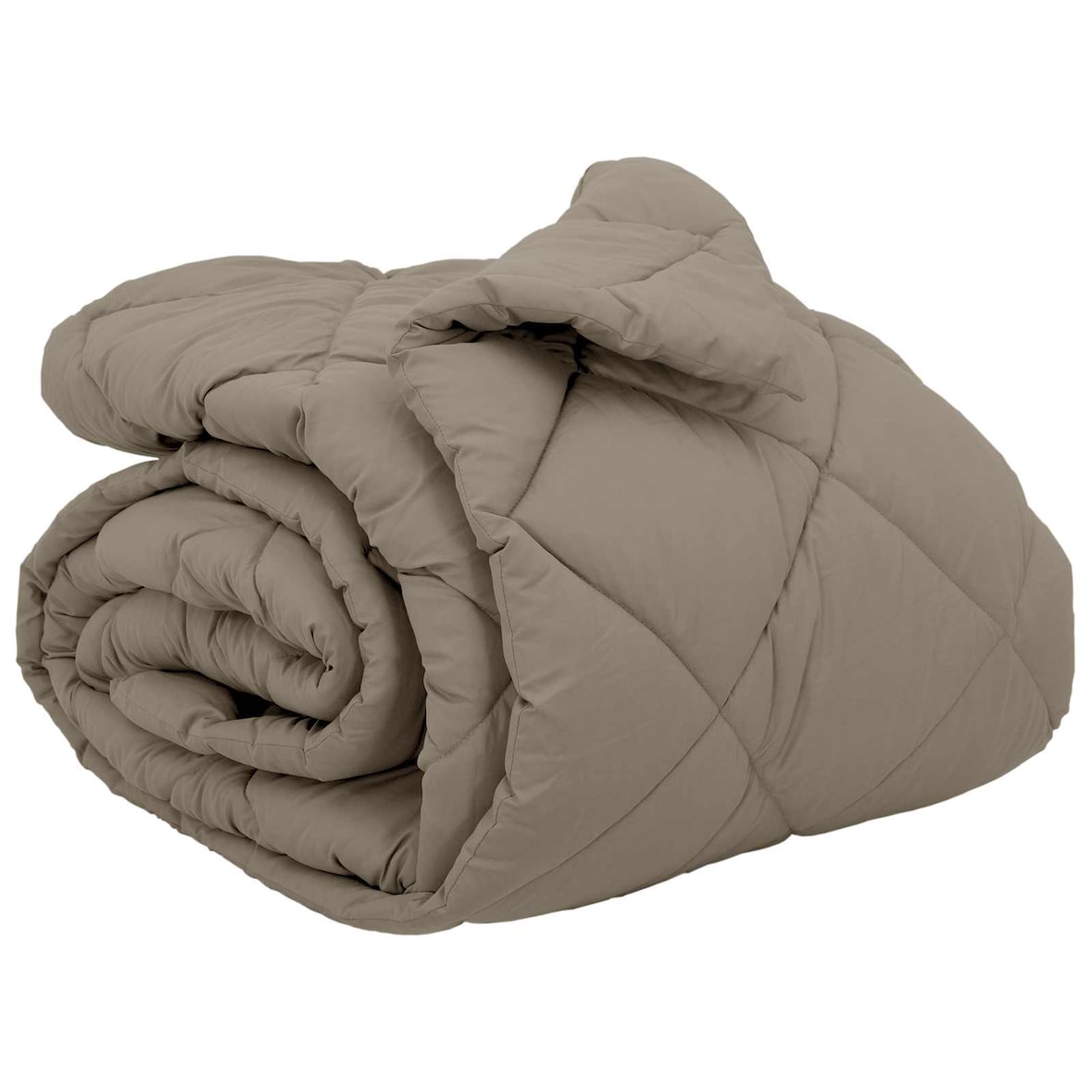 vidaXL Winterbettdecke Hellgrau 220 x 240 cm Mikrofaser