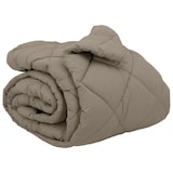 thumbnail of vidaXL Winterbettdecke Hellgrau 220 x 240 cm Mikrofaser