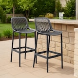 thumbnail of 2er Set Outdoor Barhocker Air dunkelgrau