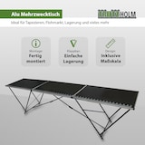 thumbnail of Tapeziertisch Alu Flohmarkttisch 300x60 cm Klapptisch klappbar mit Messskala