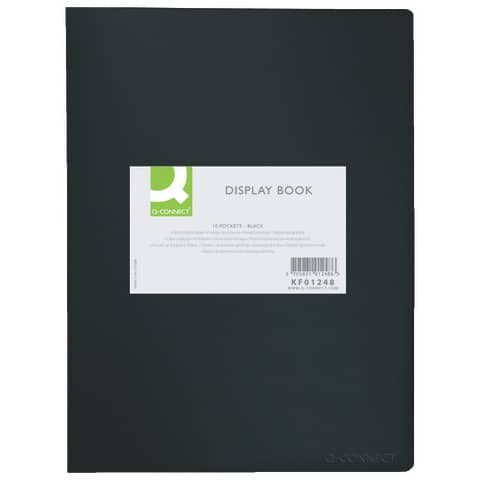 Sichtbuch A4 schwarz 10 Hüllen
