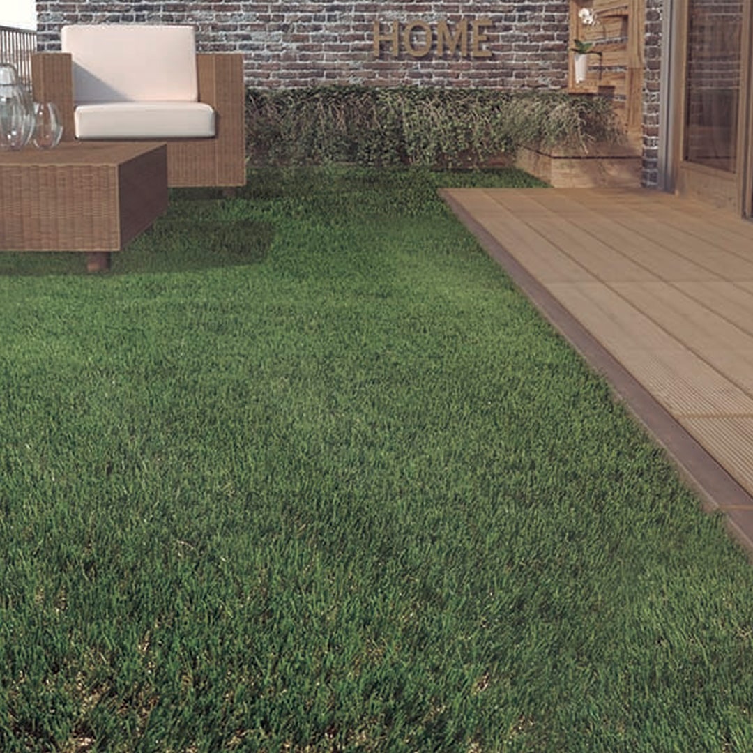 Césped artificial con plus de altura y de efecto memoria  GREEN ZURICHOCOLATE EVOL. 50 2x20m VERDE-MARRON