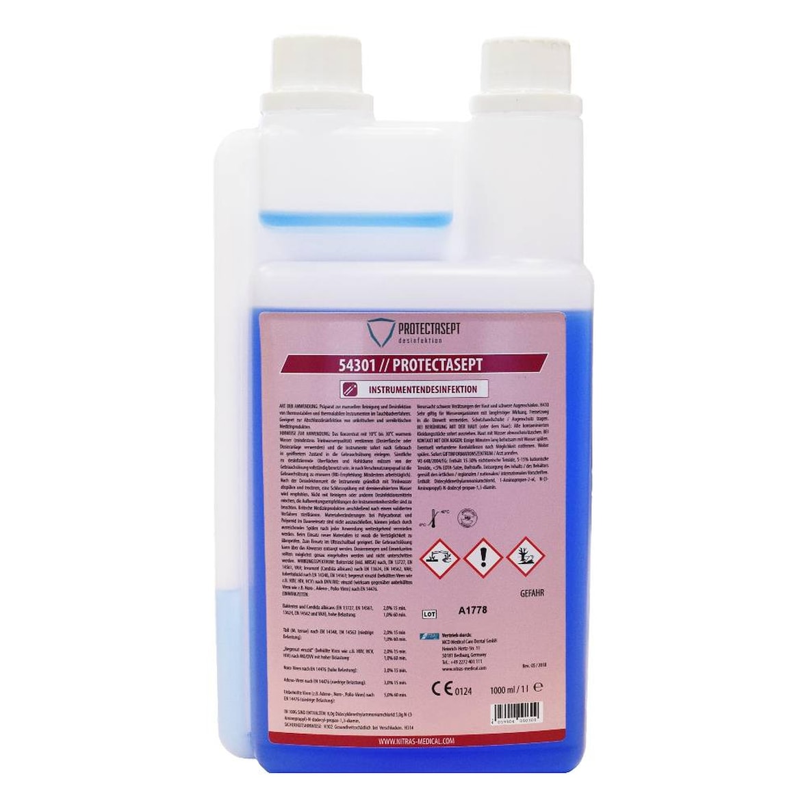 Nitras Medical Protectasept Instrumentendesinfektion | Konzentrat | 6 x 1 L