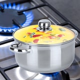 thumbnail of aro Fleischtopf tief mit Deckel, Edelstahl, Ø 24 cm, 6 L, Induktion