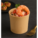 thumbnail of MONOUSO - Wiederverwendbarer Bambusbecher für Fingerfood 8,4x9,2x9cm (2 Stück)