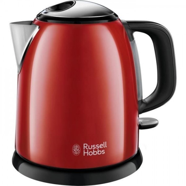 Bouilloire Electrique  Compacte Rouge - RUSSELL HOBBS 24992-70 - Capacité 1L - Filtre Anti-Calcaire Amovible usage non-intensif Russell Hobbs