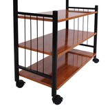 thumbnail of Metall-Garderobe Oshawa, Standgarderobe Kleiderstange, 186x65x34cm