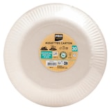 thumbnail of ProNappe - Piatti di carta "zero plastica", rotondo Ø 23cm - Colore rosa cipria - 500 pezzi