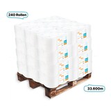 thumbnail of Großmenge Handtuchrollen, 2-lagig, 240 Rollen, 33600m gesamt, 140m je Rolle, 100% Zellstoff, CIL- les Tissue, autocut-Series D