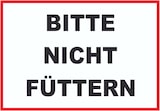 thumbnail of Bitte nicht füttern, Füttern verboten Schild A6 (105x148mm)