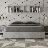 thumbnail of Cama doble contenedor con doble alza 160x190 en hormigón Nuamo