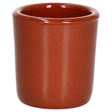 thumbnail of 7tlg. Tongeschirr Set Tonkrug 0,5L + 6 Tonbecher 50ml braun glasiert - 99546 + 6x 12970