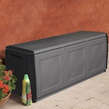 thumbnail of ArtPlast - Baule in polipropilene 330L in colore grigio scuro 138x53x57 cm - Collezione CUBE