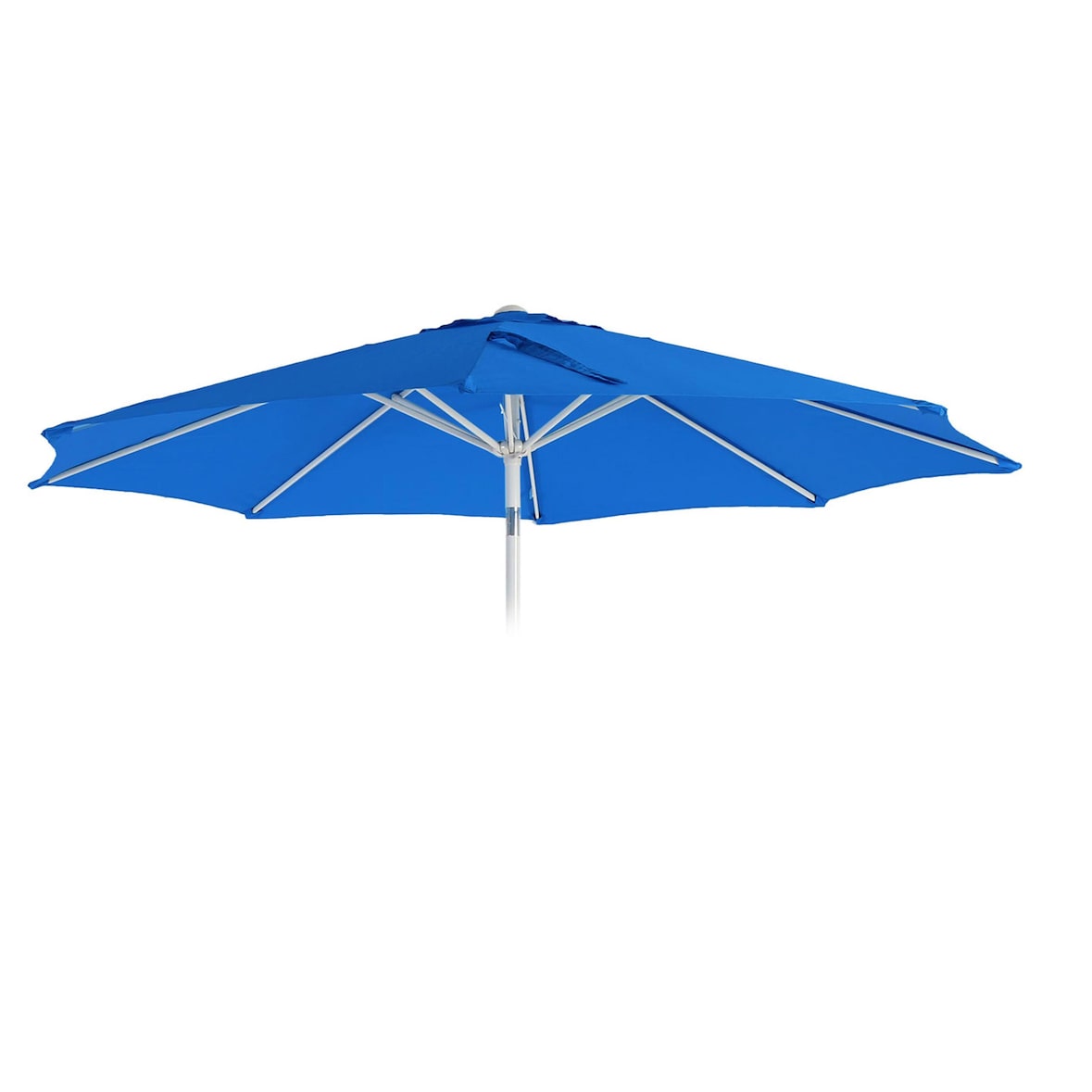 Cobertura de substituição para guarda-sol N18, cobertura de substituição para guarda-sol, Ø 2,7m tecido/têxtil 5kg ~ azul