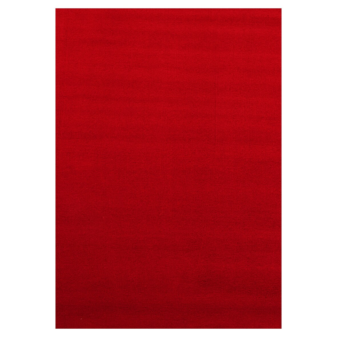 Teppich Schlafzimmer Unifarben Elegant Waschbar Wohnzimmer Esszimmer Pflegeleicht Läufer Rot 80x250 cm OEKO-TEX – LECH von Kadima Design