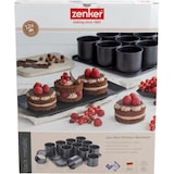 thumbnail of Plaque pâtisserie 12 mini moules ronds amovibles Zenker Black Metallic