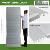 thumbnail of TRUTZHOLM 1x Eventrampe 214 cm Traglast 600kg Alu grau geriffelt Rampe Auffahrrampe Verladerampe