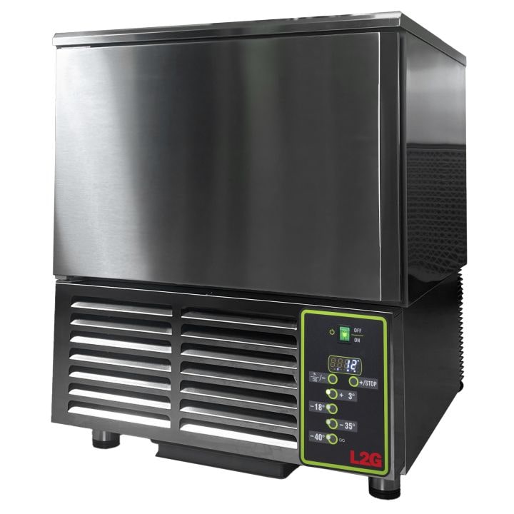 Cellule de refroidissement mixte - 5 niveaux GN 1/1 ou 600 x 400 - inox