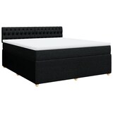 thumbnail of vidaXL Boxspringbett mit Matratze Schwarz 180x200 cm Stoff