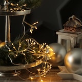 thumbnail of LED Deko Lichterkette Pusteblume 9 Feuerwerk Blüten 90LED L: 2m Timer gold