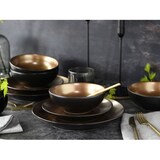 thumbnail of CreaTable Glamour Gold gold Kombiservice 16-tlg Steinzeug