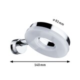 thumbnail of Paulmann Éclairage de miroir LED Becrux    3000K 336lm 230V 4W  Chrome 70881
