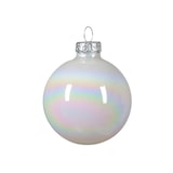 thumbnail of 16 Weihnachtskugeln 35mm Glas Christbaumkugeln Weihnachtsbaumkugeln irisierend
