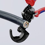 thumbnail of KNIPEX Kabelschaar, mechanisch éénhandig, Ø32mm, 240mm², L250mm, geïsoleerd, geschikt