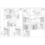 thumbnail of Helloshop26 - Tenda a rullo giorno e notte Zebra rullo a doppio strato 45x150cm grigio scuro 19_0000856