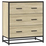 thumbnail of vidaXL Sideboard Sonoma-Eiche 68x35x76 cm Holzwerkstoff und Metall