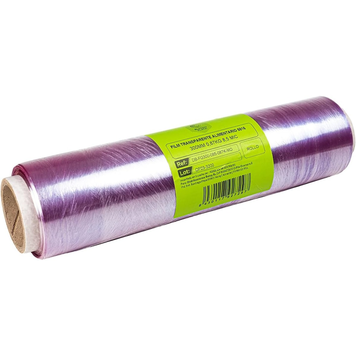 Papel film transparente alimentario 30x870 (1 unidad, 30cm)