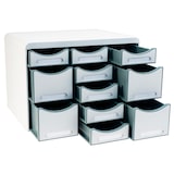 thumbnail of Exacompta 313740D 1x STORE BOX MULTI ladenbox met 11 laden, Office, grijs
