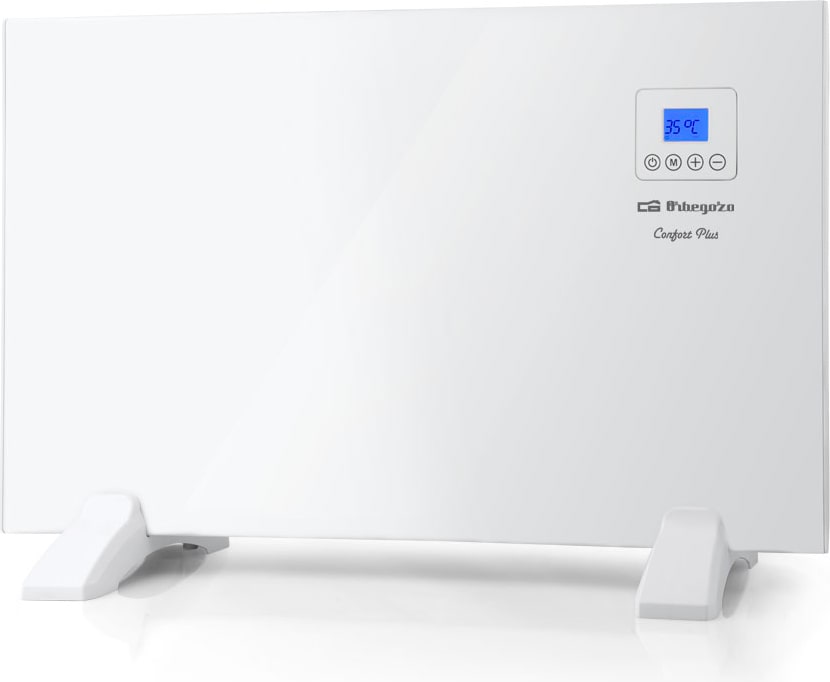 Orbegozo panel radiante REH 1000 A, display LCD, programable, termostato digital, mando a distancia, 1000 W
