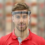 thumbnail of Visière de protection 36x23 cm  Polycarbonate Anti reflet et Anti buée Serre tête Ajustable VITO