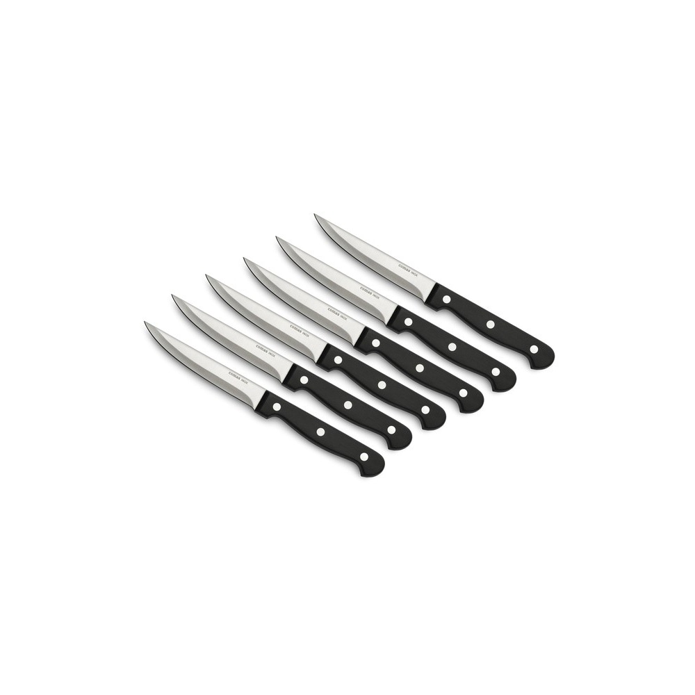 Comas steakmes met glad lemmet van 21,5 cm, set van 6