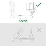 thumbnail of Leitz Ergo Braccio Doppio Regolabile per Monitor 17"-32", Grigio Scuro, 65380089