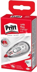 Pritt Lot De 10 Cassettes Recharge Pour Rouleau Correcteur Flex Roller Midway - 4,2 Mm X 12 M - Pointe Flexible Push & Pull
