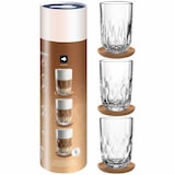 thumbnail of Leonardo GOCCE Latte Macchiato-Set mit Untersetzer 6-teilig