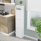 thumbnail of LUQE 3 Weiß - Mülltrennsystem 45 L (3 x 15 L)  Abfalltrenner, Recycling,  Mülltrenner, Abfalleimer, Mülleimer, Abfallsammler, Wertstoffsammler