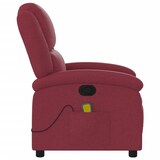 thumbnail of vidaXL Massagesessel Weinrot Stoff