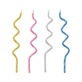 thumbnail of Bougies d'anniversaire 12,5 cm couleurs assorties "Spirale" (240 unités) PAPSTAR
