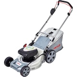 thumbnail of Tosaerba + 2 Batterie 40V + Caricabatterie, Taglio Ø43cm, 6 posizioni - Tosaerba Cordless Mulching 50L Contenitore 600 m² Giardino IKRA