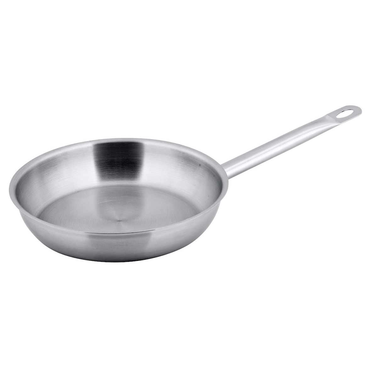 METRO PROFESSIONAL Frigideira, aço inoxidável 18/10, Ø 24 cm, altura: 7.6 cm, sem revestimento, indução, resistente ao forno