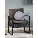 thumbnail of SIT Möbel 5-tlg. Garten-Sitzgruppe|2 Sessel anthrazit,2 Sitzkissen grau,1 Tisch|Polyrattan|Tischplatte Polywood|Metallgestell|19000-29|Serie GARTEN